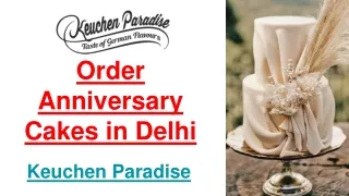 Order Anniversary Cakes in Delhi - Keuchen Paraidse