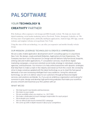 pal software