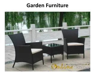 garden furniture