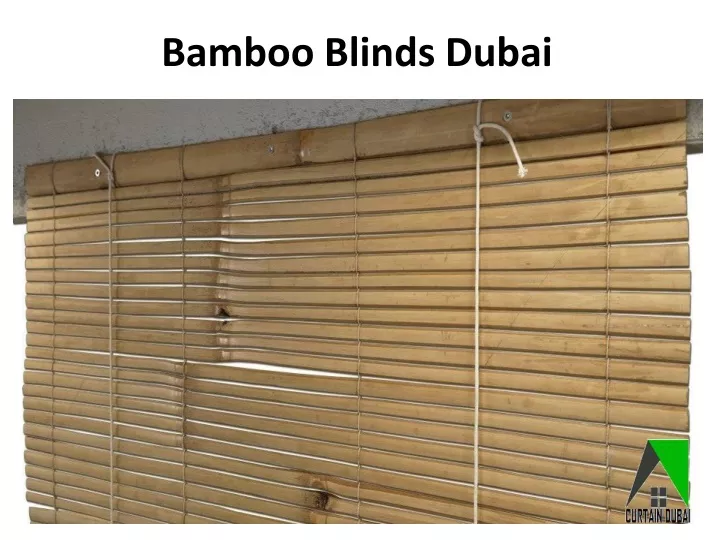 bamboo blinds dubai