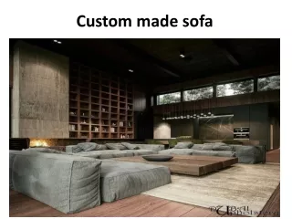 custom made sofa