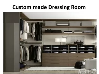 custom made dressing room