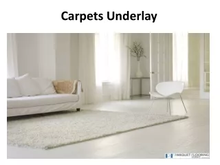 carpets underlay