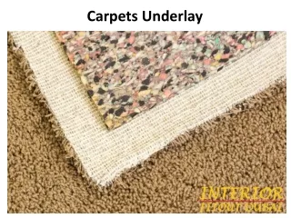 carpets underlay