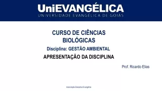 curso de ci ncias biol gicas