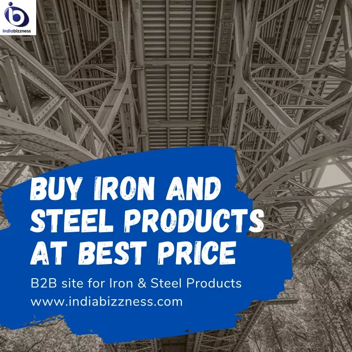 buy iron and steel products at best price