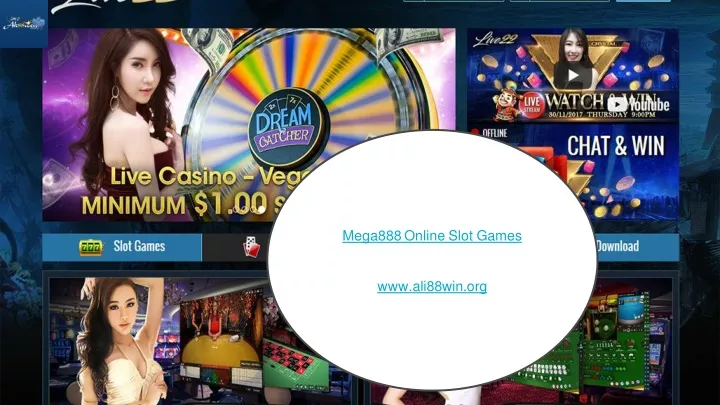 mega888 online slot games www ali88win org