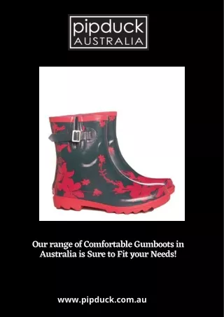 our range of comfortable gumboots in australia