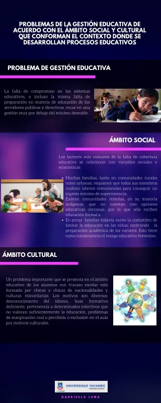 problemas de la gesti n educativa de acuerdo