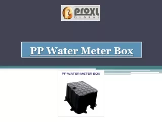 pp w ater meter b ox