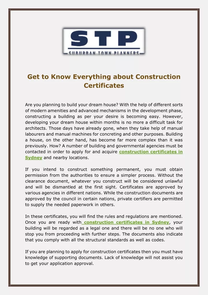 get to know everything about construction