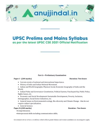UPSC-Syllabus pdf