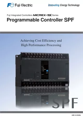 Fuji Electric Programmable Controller SPF Document - PPT