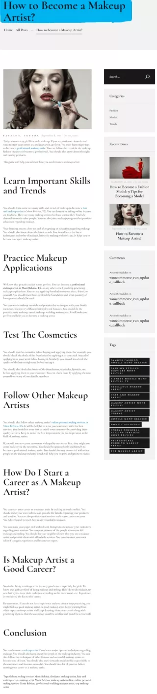 How to Become a Makeup Artist | professional makeup artist