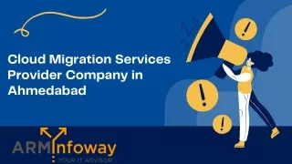 Cloud Migration Services Provider Company in Ahmedabad