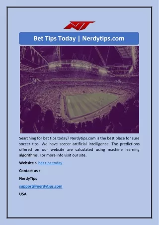bet tips today nerdytips com