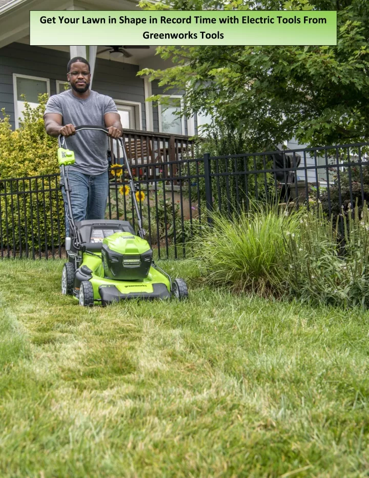 get your lawn in shape in record time with
