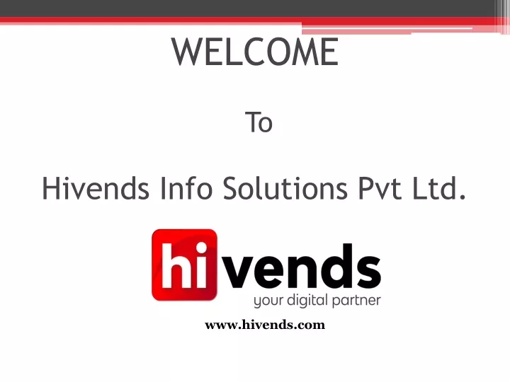 welcome to hivends info solutions pvt ltd