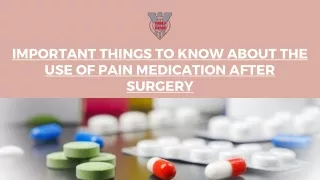 Pain Medication After Surgery in Colorado Springs | Pills Home