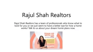 Rajul Shah Realtor pdf