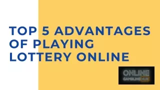 Lottery betting sites