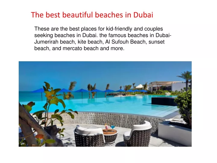 the best beautiful beaches in dubai