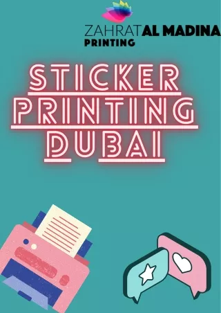 Sticker Printing Dubai