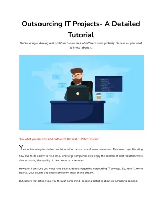 outsourcing it projects a detailed tutorial