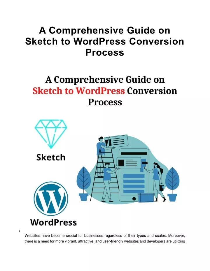 a comprehensive guide on sketch to wordpress