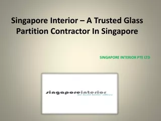 singapore interior a trusted glass partition contractor in singapore