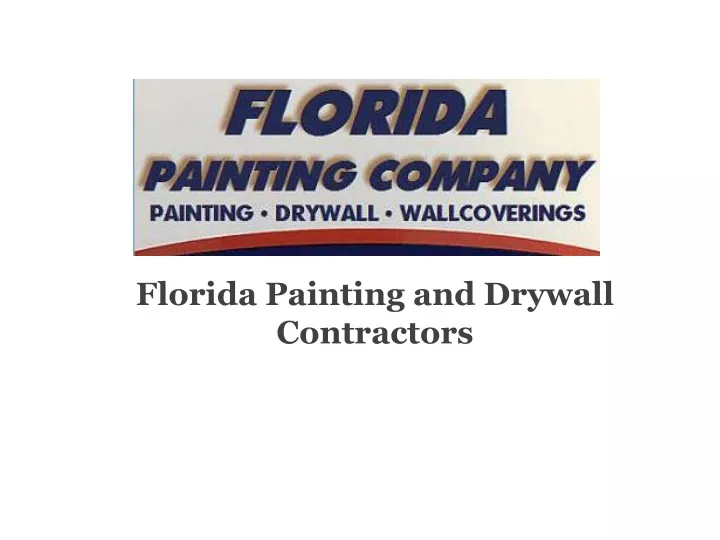 florida painting and drywall contractors
