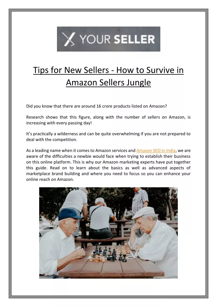 tips for new sellers how to survive in amazon