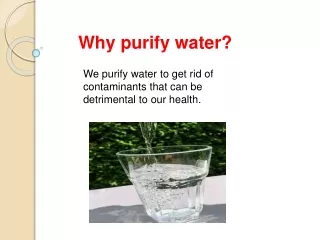 Commercial Water Purifier
