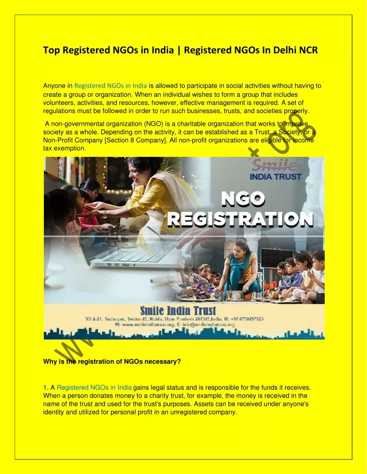 top registered ngos in india registered ngos
