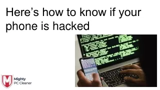 here s how to know if your phone is hacked