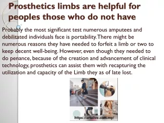 PIONEER PROSTHETICS & ORTHOTICS CENTRE IN MALAYSIA