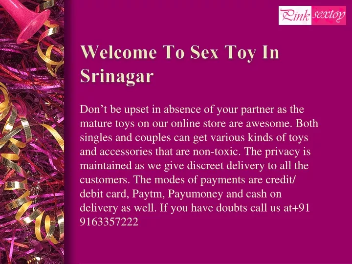 welcome to sex toy in srinagar