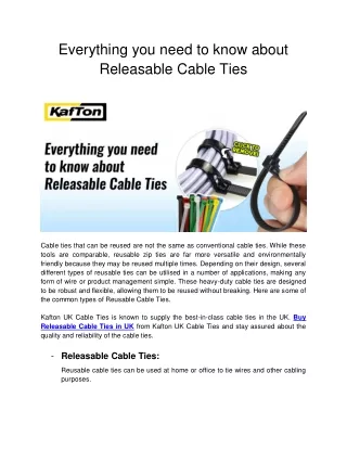 everything you need to know about releasable