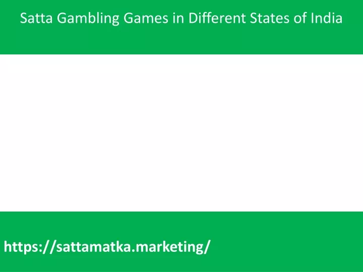 satta gambling games in different states of india