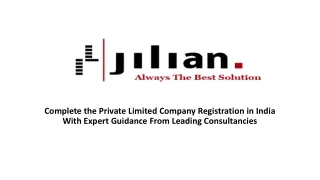 Complete the Private Limited Company Registration in India With Expert Guidance From Leading Consultancies