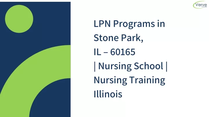 lpn programs in stone park il 60165 nursing