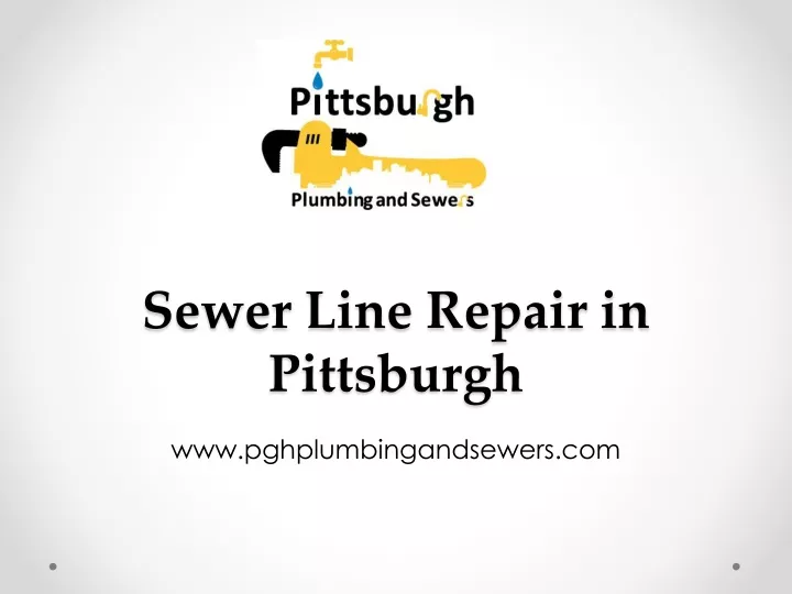 sewer line repair in pittsburgh