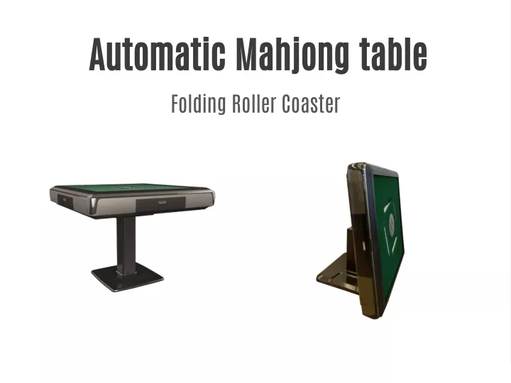 automatic mahjong table folding roller coaster
