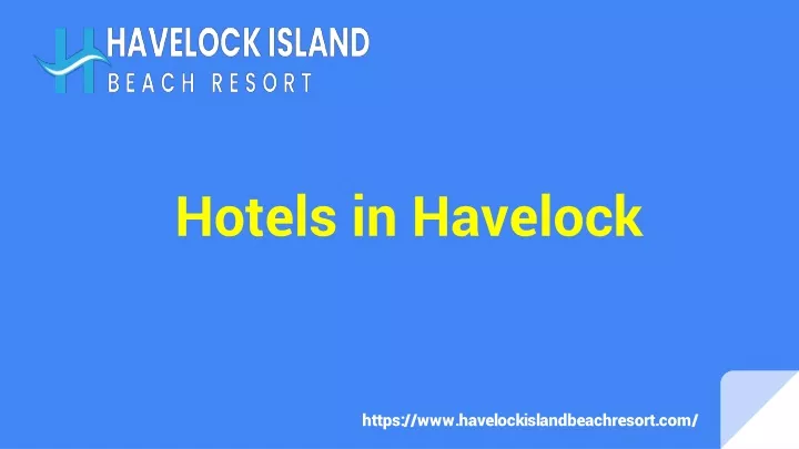 hotels in havelock