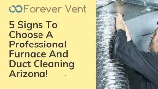 Furnace Duct Cleaning in Arizona | Forever Vent