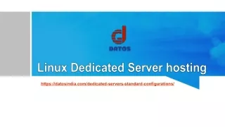 https datosindia com dedicated servers standard