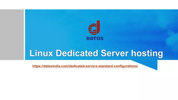 https datosindia com dedicated servers standard