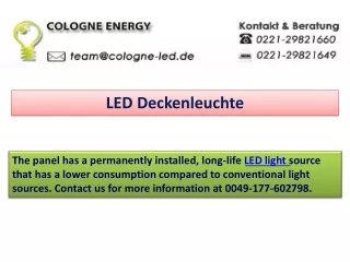 LED Deckenleuchte