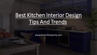 Best Kitchen Interior Design Tips And Trends