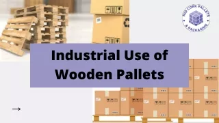 Industrial Use of Wooden Pallets